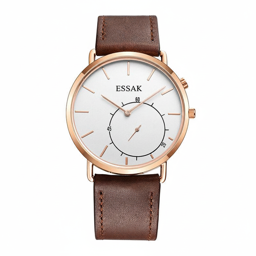 Watch Front View with ESSAK Logo